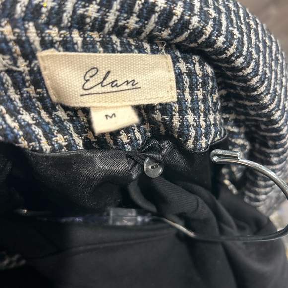 Elan Tweed Blazer Jacket w/ Removable Hood Medium Layered Jacket - Picture 5 of 5